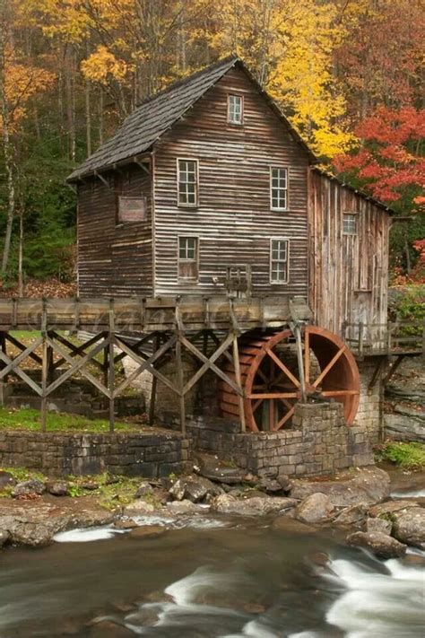 Glade Creek Mill In West Virginia By Frank Ceravalo Water Wheel Old