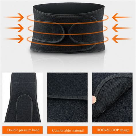Tcare Back Support Sport Adjustable Back Belts Brace Lumbar Support