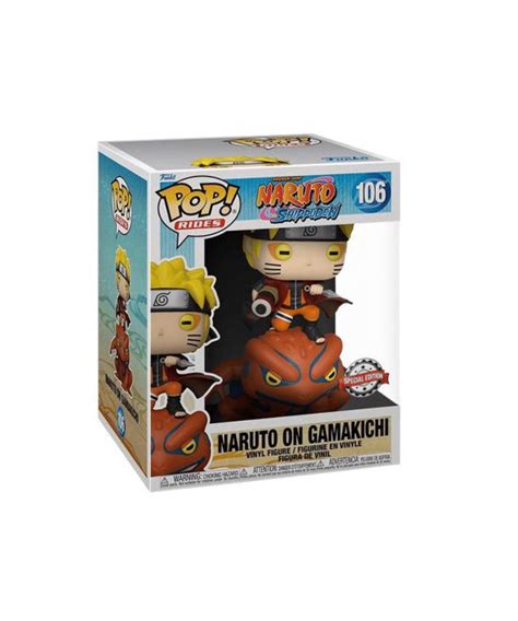 בובת פופ Funko Pop Naruto Shippuden Naruto On Gamakichi Pop Ride