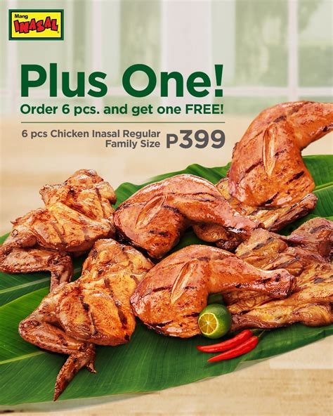 Mang Inasal Plus One Chicken Promo October 1 To 15 2020 Only Proud