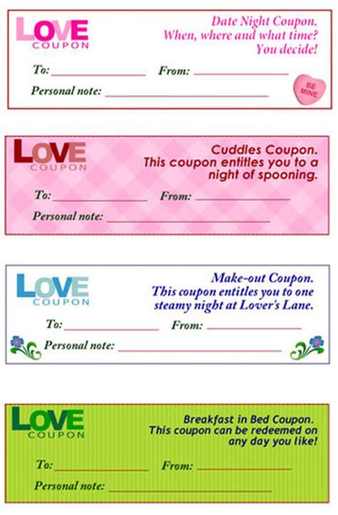 Free Love Coupons Chatelaine
