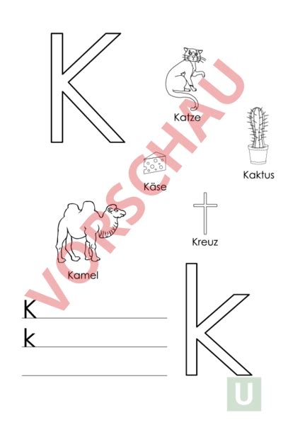 Arbeitsblatt Buchstabe Deutsch Erstlesen