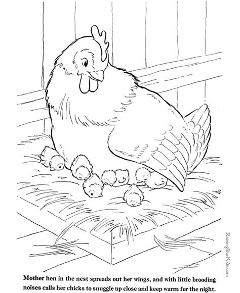 Free Printable Pictures Of Farm Animals Coloring Home
