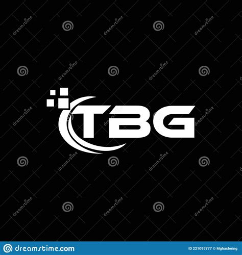 Tbg Letter Logo Design On Black Background Tbg Creative Initials