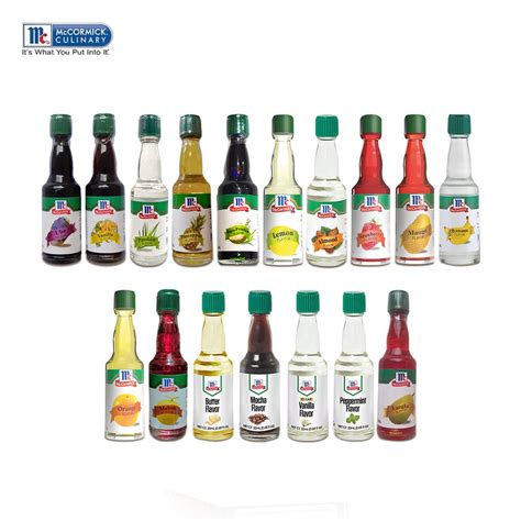 Mccormick Food Color Flavors And Extracts 20ml Shopee Philippines