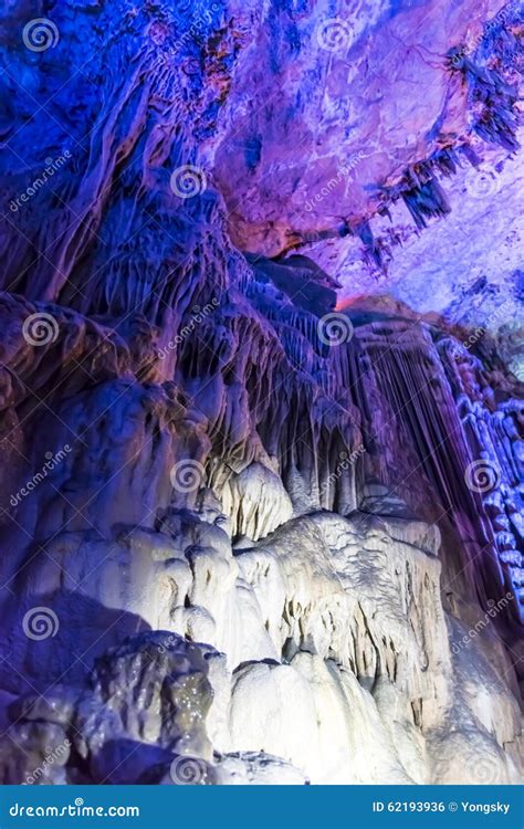 Dripstone Cave Reed Flute Cave Stock Photo Image Of Magnificent