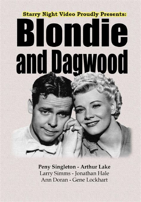 Blondie And Dagwood Penny Singleton Arthur Lake Larry