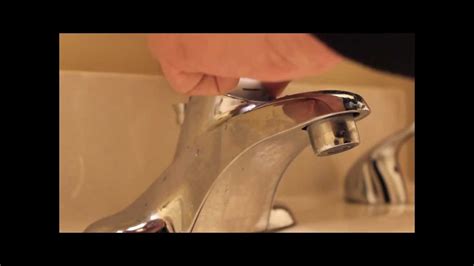 How To Repair Moen Bathroom Faucet Dripping Water Cartridge Removal Replace Single Lever Youtube