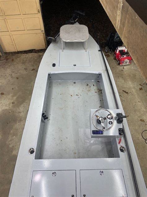 Aluminum Poling Skiff Build Page 10 Dedicated To The Smallest Of Skiffs