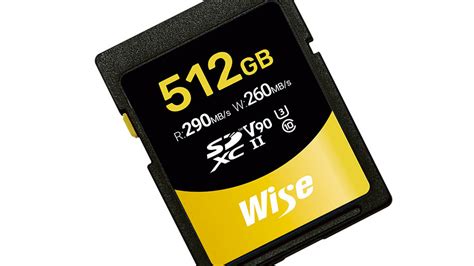 Wise Advanced выпустила первую Sd карту V90 на 512 ГБ Photowebexpo