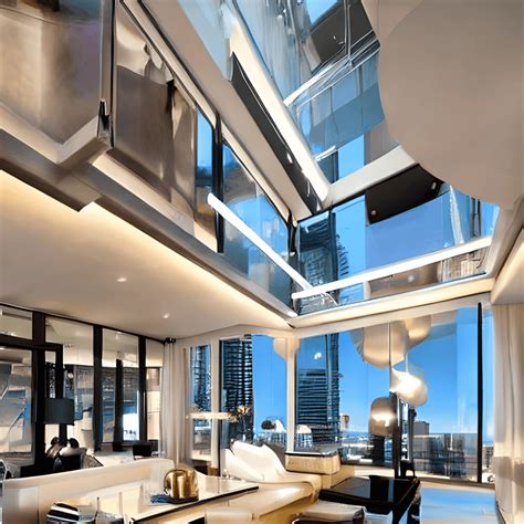 Brutal Style Luxury And Futuristic Penthouse Like Real · Creative Fabrica