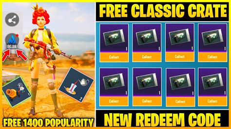 Redeem code pubg latest 2020 (updated). PUBG MOBILE REDEEM CODE GET FREE CLASSIC CRATE COUPON ...