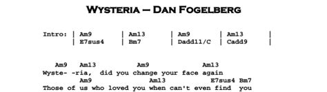 Dan Fogelberg Wysteria Guitar Lesson Tab And Chords Jerrys Guitar Bar