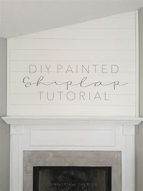 But at the same time, there's definitely some tips that help make the job go. DIY Painted Faux Shiplap Wall Tutorial | Simply Ciani