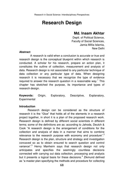 Research methodology.com noted that case studies are a popular research method in business area. Research Design And Methodology Example Thesis