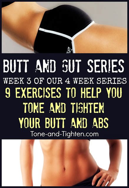 Butt And Gut Workout Series Week 3 Tone And Tighten