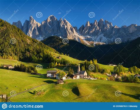 Santa Maddalena Val Di Funes Dolomite Alps Italy The Mountains And