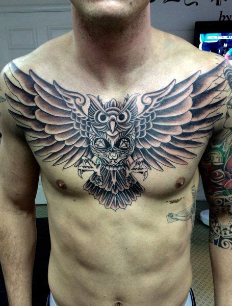 Symbolic Owl Tattoos For Every Man In Owl Tattoo Chest