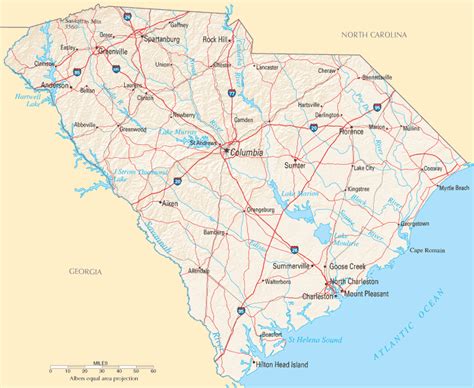 South Carolina Map Listings United States