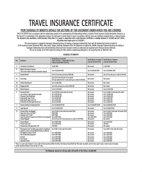 Companies are required to contract with at least. Insurance Certificate Template - 10+ Free Word, PDF Documents Download | Free & Premium Templates