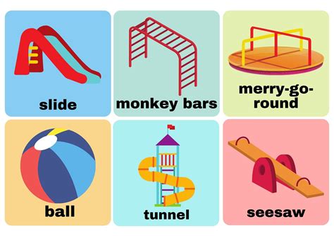 Playground Flashcards With Word Online