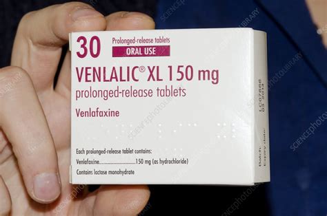 Venlafaxine Antidepressant Drug Stock Image C0135868 Science