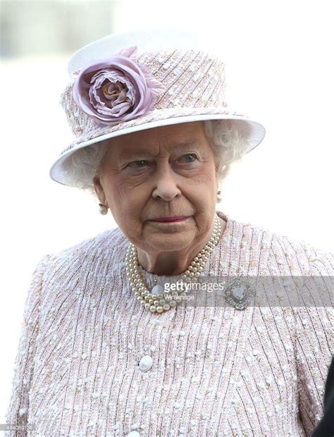 Queen Elizabeth Ii Leaves The 70th Anniversary Of Vj Day Service Of