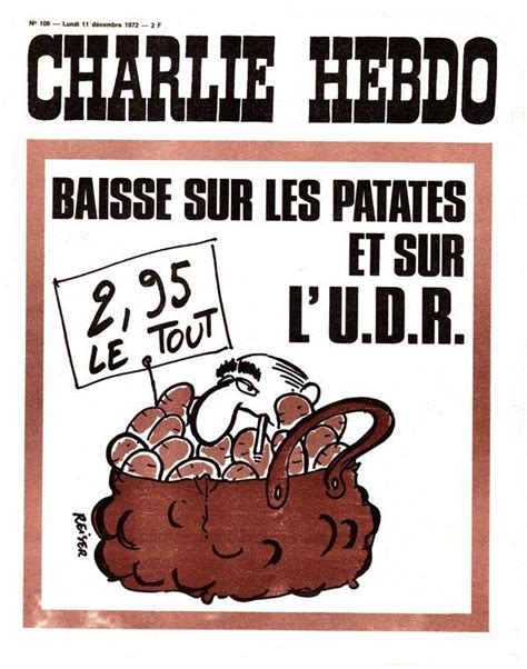 N° 108 11 Décembre 1972 Charlie Hebdo Couverture Charlie Hebdo 11