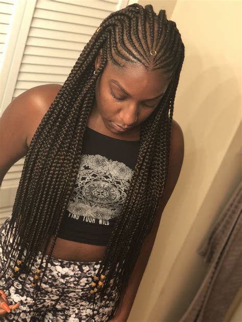 Beaded braid hairstyles are part of many african cultures, and were traditionally used to identify social standing. Tribal/Fulani Braids!! Done by Hair By Arie / Hair_by_Arie ...