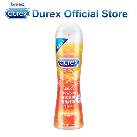 Durex Play Saucy Strawberry Lubricant Gel Water Based Anal Lubrication
