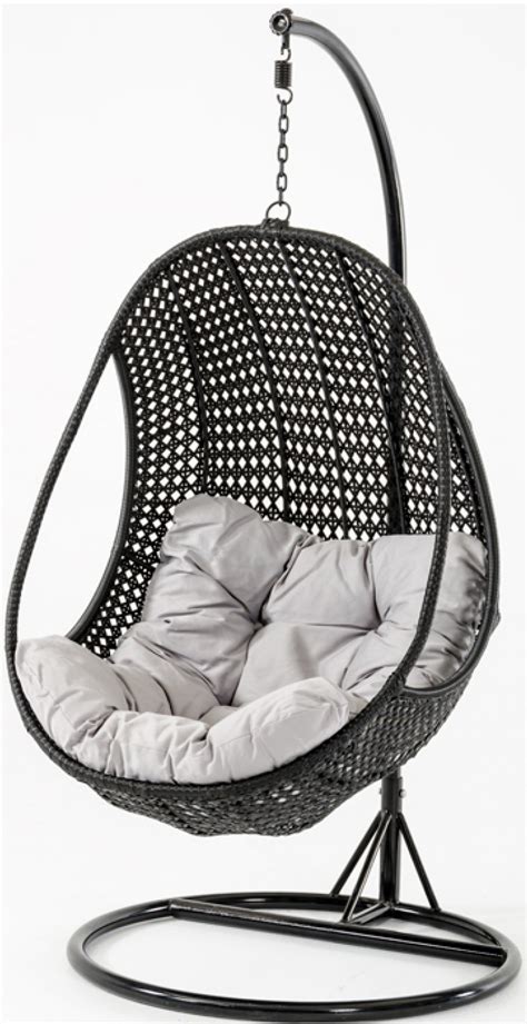 Create a personal lounge area for yourself indoors or outdoors with this hanging egg swing chair. Sardinia Rattan Pod Hanging Chair | Outdoor Patio Furniture
