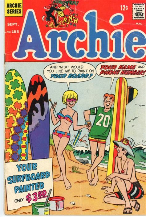 Archie 185 Gvg 1968 Low Grade Reader Comic Books Silver Age Archie Comics Archie Humor