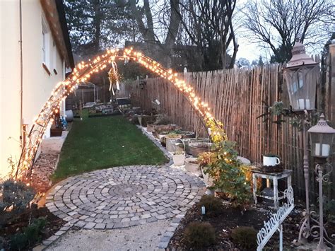 Romantische Gartenbeleuchtung - Romantikgarten in Nordhessen