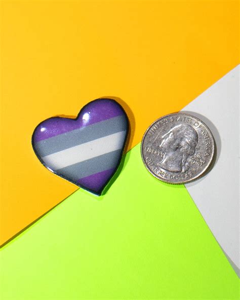 Graysexual Pride Pin Set Etsy