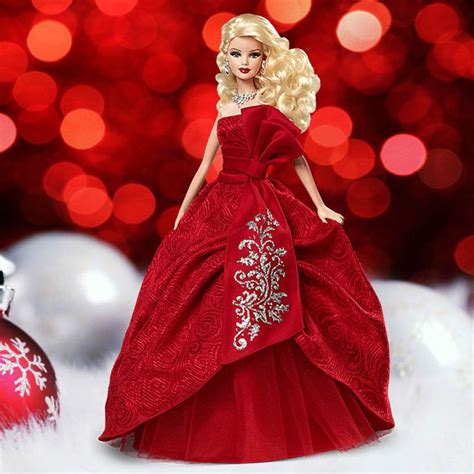 Vintage Holiday Barbie 2012 Doll Collectors Pink Label Mint Red Dress