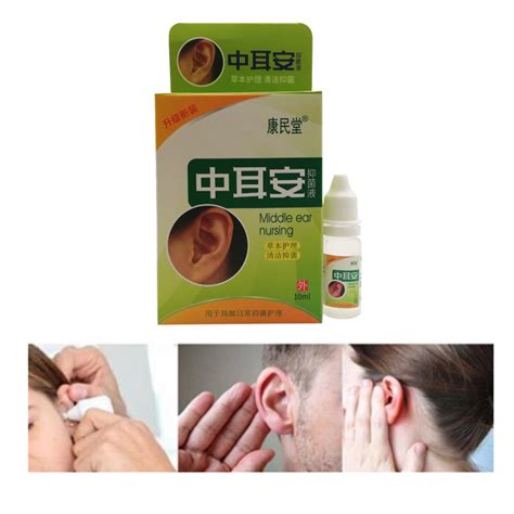 Ear Drops Otitis Media Chinese Herbal Essence Moisturizing