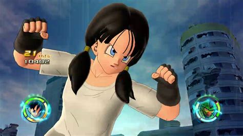 dragon ball z raging blast 2 android 18 and videl vs cell imperfect youtube