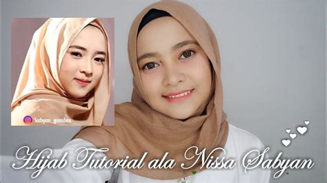 Tutorial Pashmina Nissa Sabyan Pashmina Hijab Trend