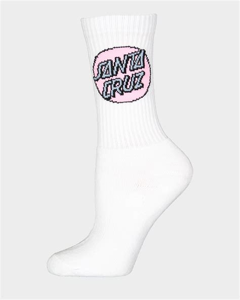 Womens Pop Dot Sock 4 Pack By Santa Cruz Surf Dive N Ski