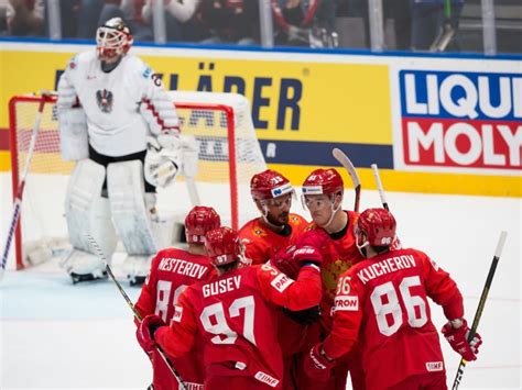 Eishockey Wm Zweiter Sieg Für Rekordweltmeister Russland Schweiz Mit
