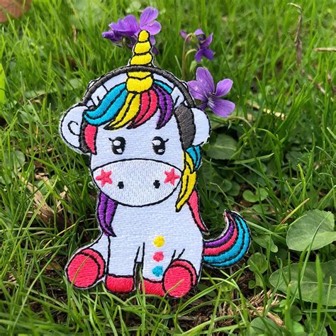 Kids Unicorn Patch Punk Patches Patches For Jackets Iron Etsy