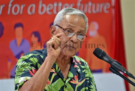 The Fiji Times Chaudhry Tells Former Pm Bainimarama To ‘take A Rest