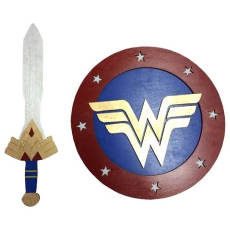 Wonder Woman Sword And Shield 2 Sizes Costume Cosplay Prop