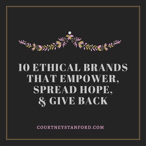 This organisation spearheads fundraising campaigns for 240 nhs charities across the uk. 10 Ethical Brands that Empower, Spread Hope, & Give Back ...