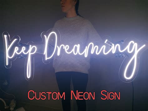 Custom Neon Sign Bedroomcustom Neon Sign Ledpersonalized Etsy