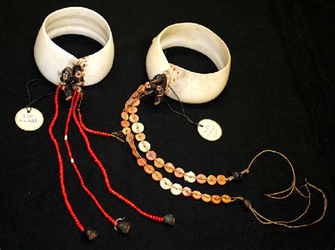 Two Kula Bracelets From The Ucl Ethnographic Collections On The Left