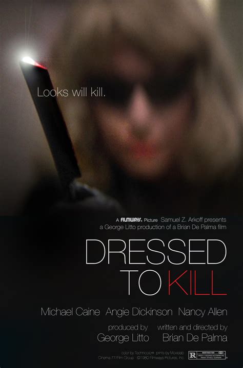 Dressed To Kill Robert Armstrong Posterspy