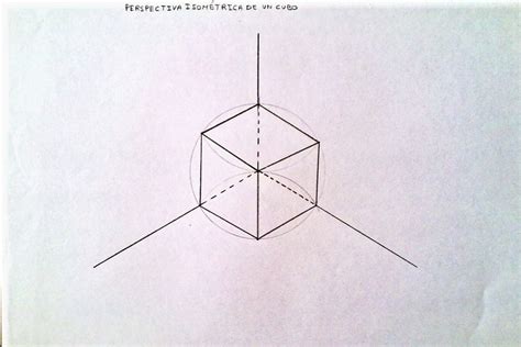 Perspectiva Isometrica De Un Cubo Isabel Vieiro Torres