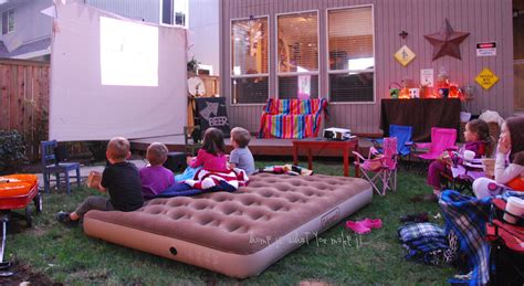outdoor movie night ideas at home aleida bolton