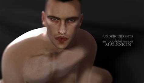 My Sims 4 Blog Undercurrents Skin For Males By 1000formsoffear